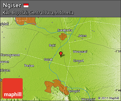 Physical Map of Ngiser