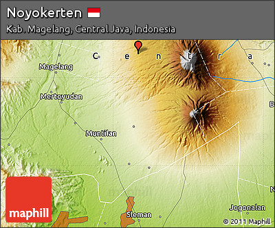 Physical Map of Noyokerten