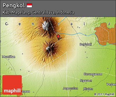 Physical Map of Pengkol