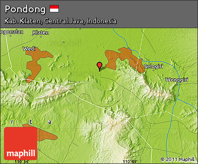 Physical Map of Pondong