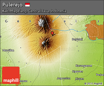Physical Map of Pulerejo