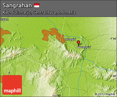 Physical Map of Sangrahan
