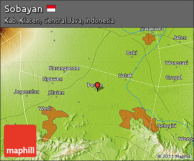 Physical Map of Sobayan