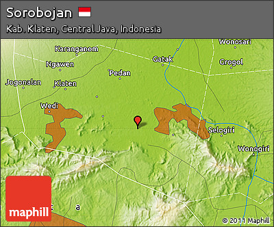 Physical Map of Sorobojan