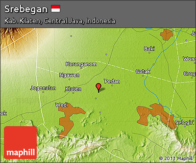 Physical Map of Srebegan