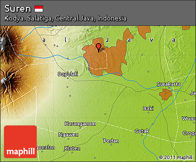Physical Map of Suren