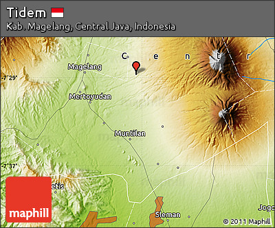 Physical Map of Tidem