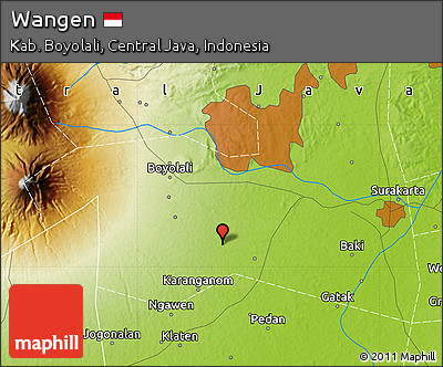 Physical Map of Wangen