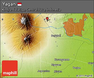Physical Map of Yagan
