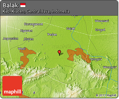 Physical Map of Balak