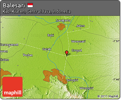 Physical Map of Balesari