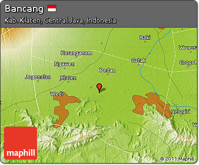 Physical Map of Bancang