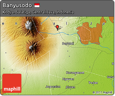 Physical Map of Banyusodo