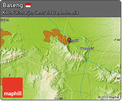 Physical Map of Baseng