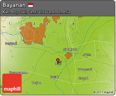 Physical Map of Bayanan