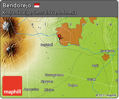 Physical Map of Bendorejo