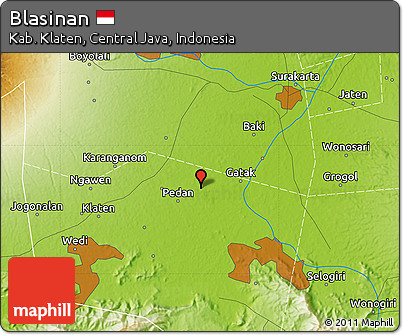 Physical Map of Blasinan