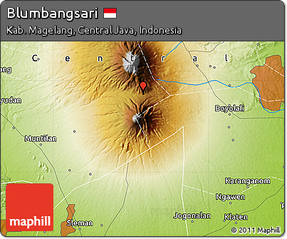 Physical Map of Blumbangsari