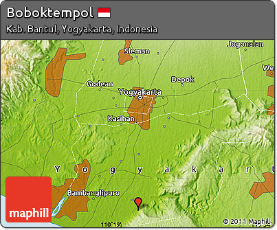 Physical Map of Boboktempol