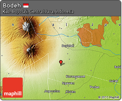 Physical Map of Bodeh