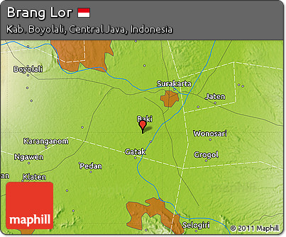 Physical Map of Brang Lor