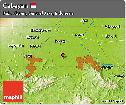 Physical Map of Cabeyan
