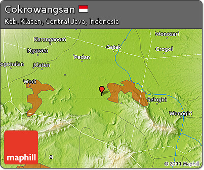 Physical Map of Cokrowangsan