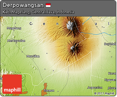 Physical Map of Derpowangsan