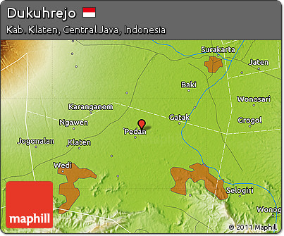 Physical Map of Dukuhrejo