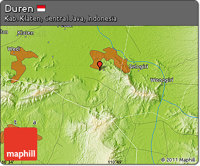 Physical Map of Duren