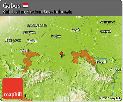 Physical Map of Gabus