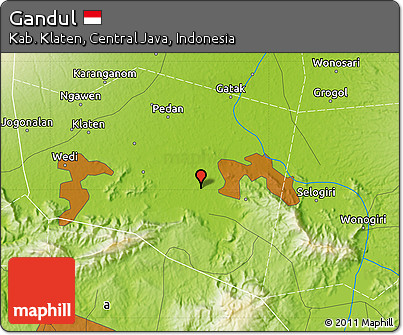 Physical Map of Gandul