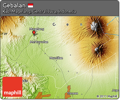 Physical Map of Gebalan