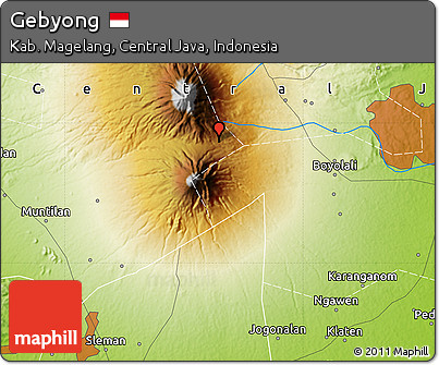 Physical Map of Gebyong