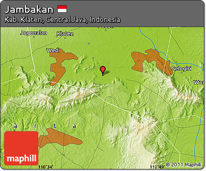 Physical Map of Jambakan