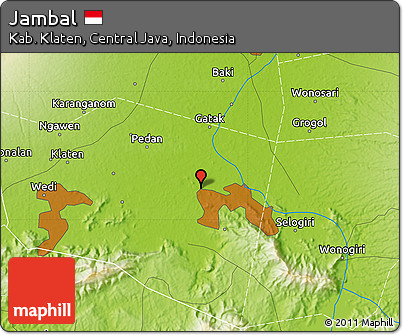 Physical Map of Jambal
