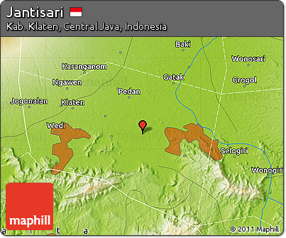 Physical Map of Jantisari