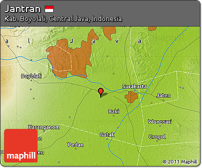 Physical Map of Jantran