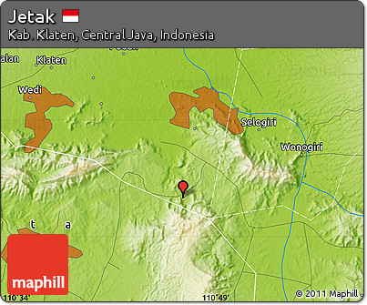 Physical Map of Jetak