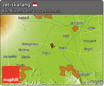 Physical Map of Jetiskarang