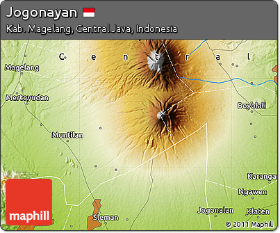 Physical Map of Jogonayan