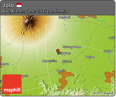 Physical Map of Jolo