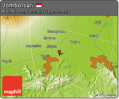 Physical Map of Jomborsari