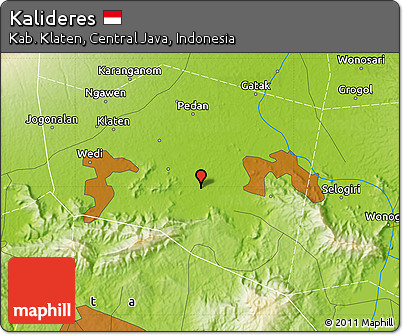 Physical Map of Kalideres
