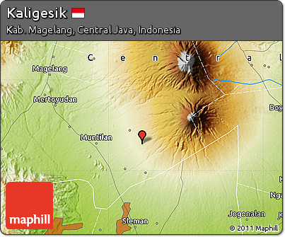 Physical Map of Kaligesik