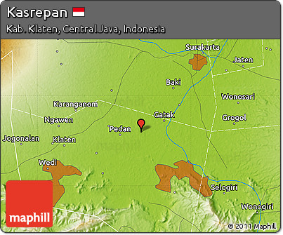 Physical Map of Kasrepan