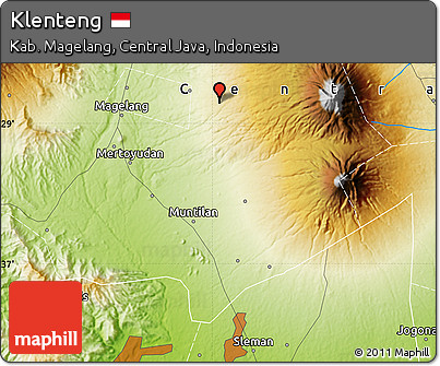 Physical Map of Klenteng