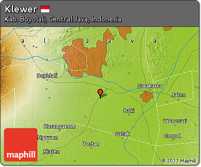 Physical Map of Klewer