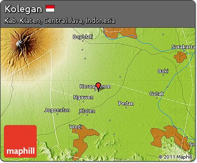 Physical Map of Kolegan