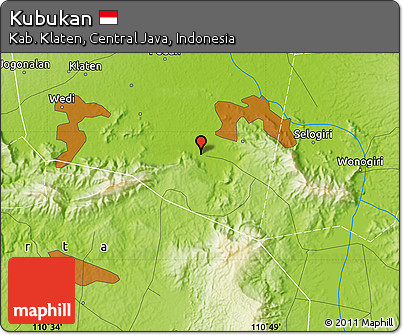 Physical Map of Kubukan